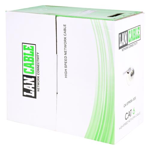 CABLE UTP (FORRADO) X ROLLO (305MT) CAT.6 GRIS