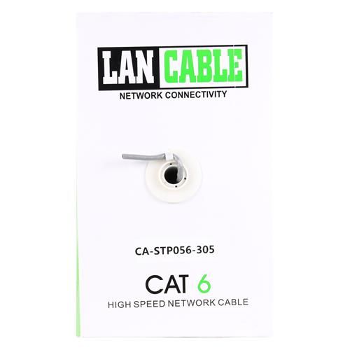CABLE UTP (FORRADO) X ROLLO (305MT) CAT.6 GRIS