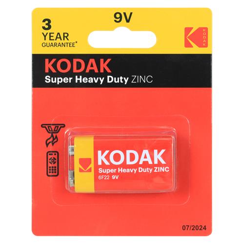 PILA 9V SUPER HEAVY DUTY (ZINC-CARBON) X 1P - CLA