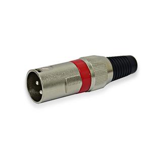 PLUG CANON METALICO ROJO CALIDAD