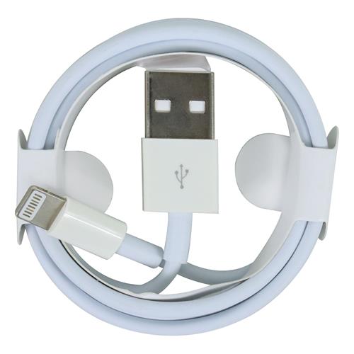 CABLE USB MACHO X LIGHTNING IPHONE/IPAD BLANCO 1MT - CLA