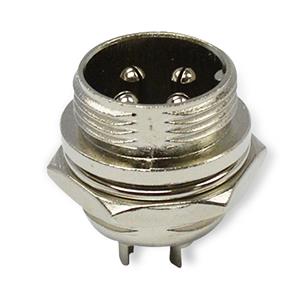 PLUG DC XLR 4P 12MM