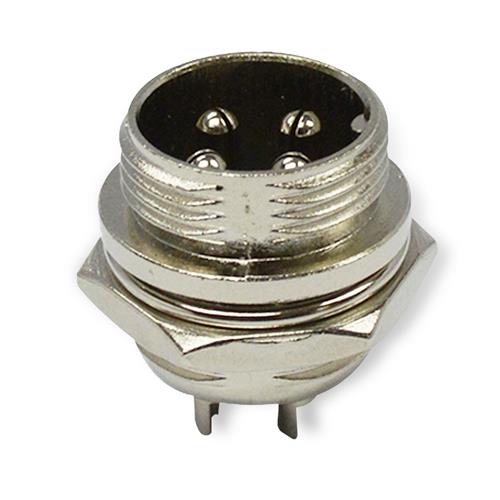 PLUG DC XLR 4P 12MM