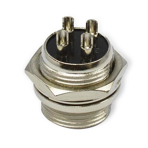 PLUG DC XLR 4P 12MM