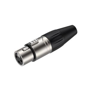 JACK CANON (XLR) METALICO NIQUELADO