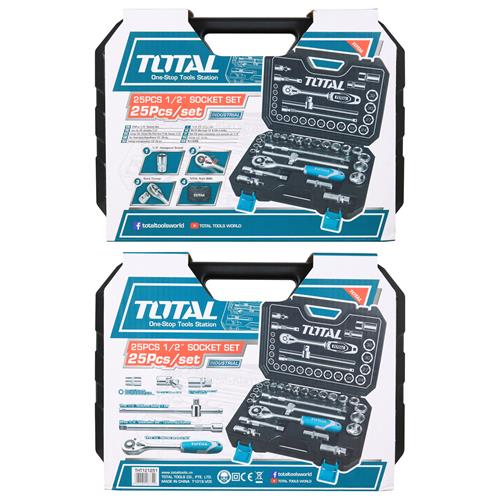JUEGO DE DADOS 25PCS 1/2 CON RATCHET - CLA
