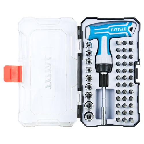DESTORNILLADOR PRECISION Y RATCHET PUNTAS INTERCAMBIABLES SET 47PCS - CLA