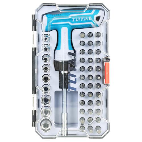 DESTORNILLADOR PRECISION Y RATCHET PUNTAS INTERCAMBIABLES SET 47PCS - CLA