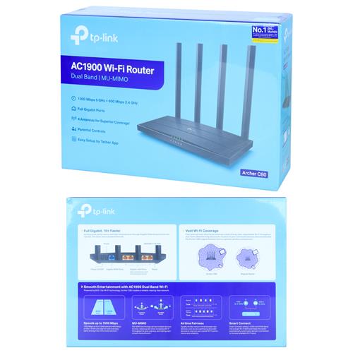 ROUTER WIFI AC 1900 4 ANTENAS 4 PUERTOS LAN - CLA