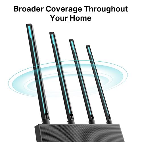 ROUTER WIFI AC 1900 4 ANTENAS 4 PUERTOS LAN - CLA