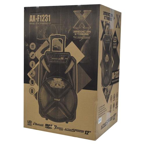 CAJA AMPLIFICADA PORTATIL 12 30000W C/LED - DESC