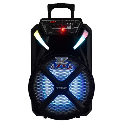 CAJA AMPLIFICADA PORTATIL 12 30000W C/LED - DESC