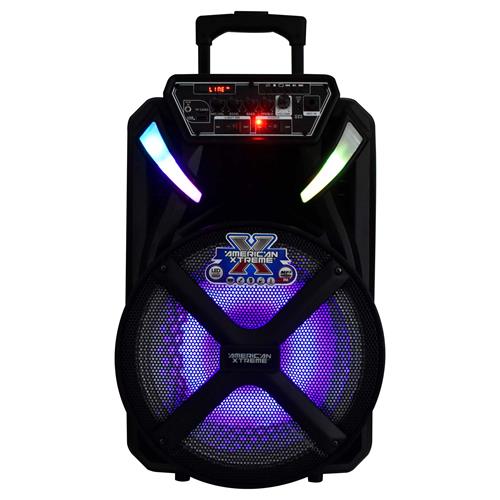 CAJA AMPLIFICADA PORTATIL 12 30000W C/LED - DESC