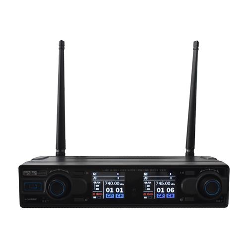 MICROFONO INALAMBRICO DOBLE UHF CORBATA/DIADEMA
