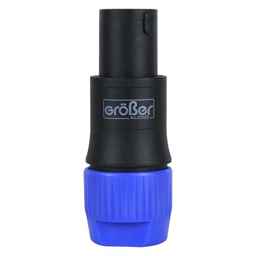 PLUG NEUTRI 4 PINES CORTO (SPEAKON)