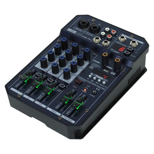 CONSOLA PASIVA PROF. 4 CH C/USB/BT/FX/PC LINK