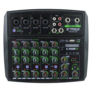 CONSOLA PASIVA 6 CH C/USB/BT/PC LINK/TRANSMISIONES