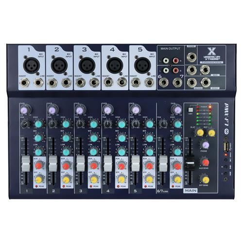 CONSOLA PASIVA 7 CH C/USB/BT