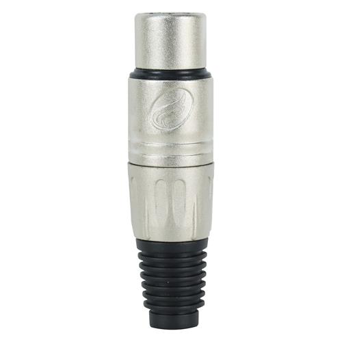 JACK CANON (XLR) METALICO NIQUELADO - CLA