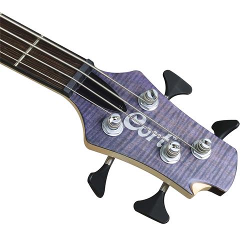 BAJO ELECT. 4 CUERDAS ARTISAN NEGRO AZULADO OPEN PORE