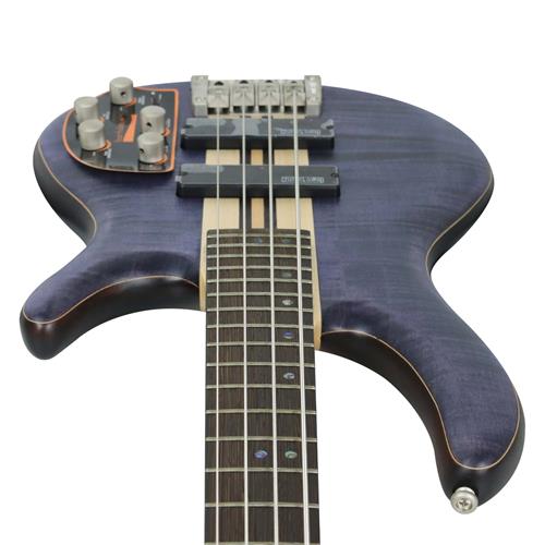 BAJO ELECT. 4 CUERDAS ARTISAN NEGRO AZULADO OPEN PORE
