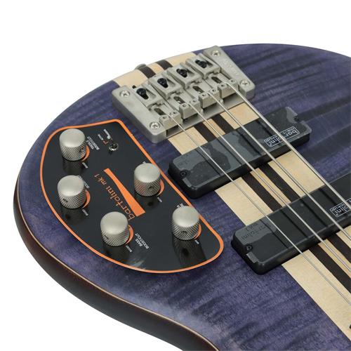 BAJO ELECT. 4 CUERDAS ARTISAN NEGRO AZULADO OPEN PORE