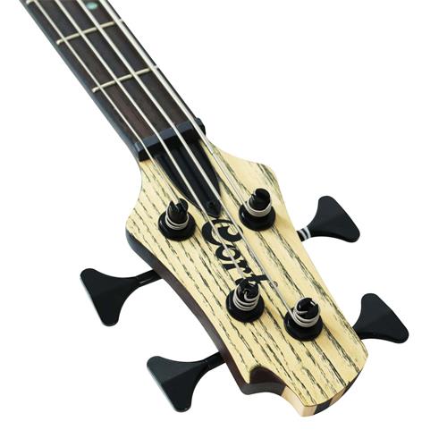 BAJO ELECT. 4 CUERDAS ARTISAN GRABADO NATURAL C/ESTUCHE