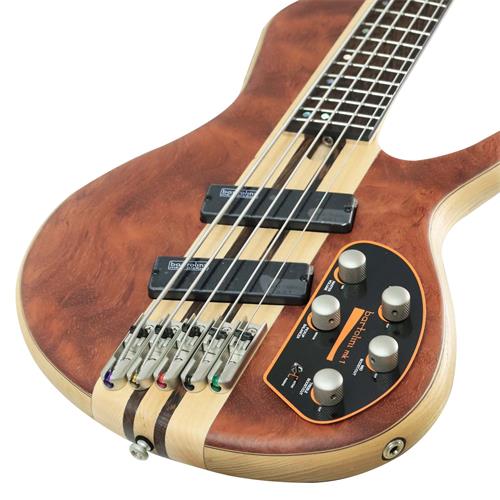BAJO ELECT. 5 CUERDAS ARTISAN BUBINGA NATURAL OPEN PORE C/ESTUCHE