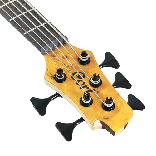 BAJO ELECT. 5 CUERDAS ARTISAN SINGLE-CUT AMBAR OPEN PORE C/ESTUCHE