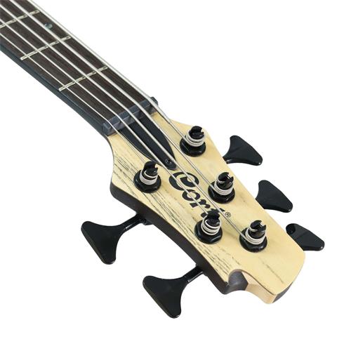 BAJO ELECT. 5 CUERDAS ARTISAN GRABADO NATURAL C/ESTUCHE