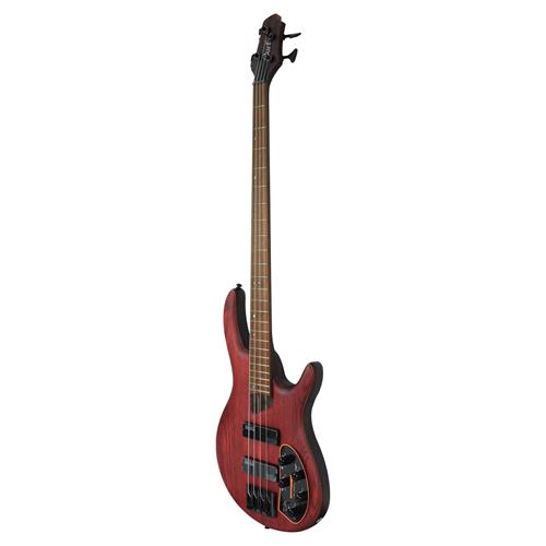 BAJO ELECT. 4 CUERDAS ARTISAN ROJO BURGUNDY OPEN PORE