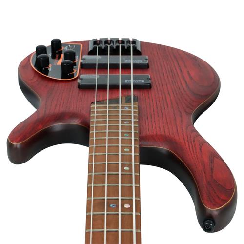 BAJO ELECT. 4 CUERDAS ARTISAN ROJO BURGUNDY OPEN PORE