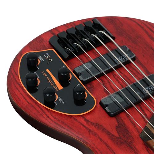 BAJO ELECT. 5 CUERDAS ARTISAN ROJO BURGUNDY OPEN PORE