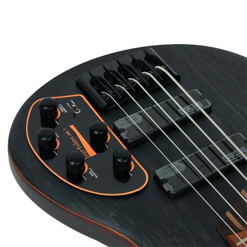 BAJO ELECT. 5 CUERDAS ARTISAN NEGRO TRANS OPEN PORE