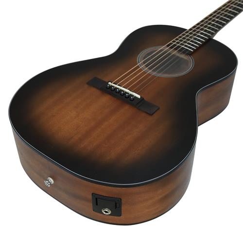 GUITARRA ELECTROACUSTICA CORE NEGRO OPEN PORE CON ESTUCHE DELUXE- DESC