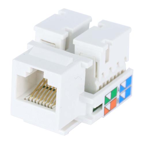 JACK CHASIS TELEFONICO P/ RJ-45 CAT. 5E CALIDAD