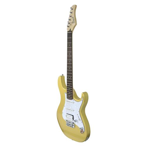 GUITARRA ELECTRICA G CHAMPAGNE DORADO METALICO