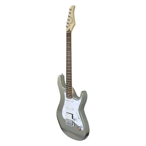GUITARRA ELECTRICA G PLATEADO METALICO