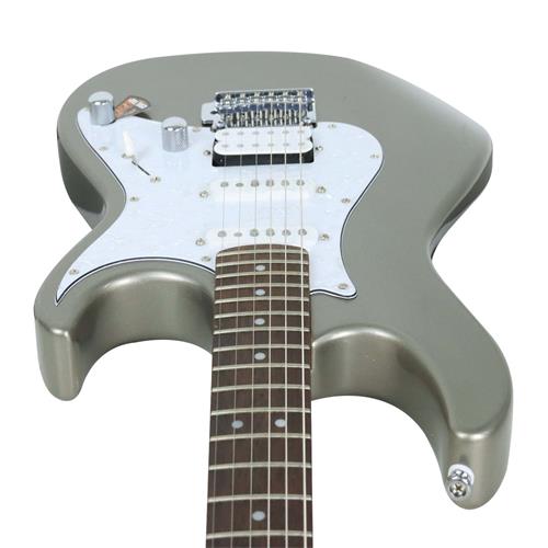 GUITARRA ELECTRICA G PLATEADO METALICO