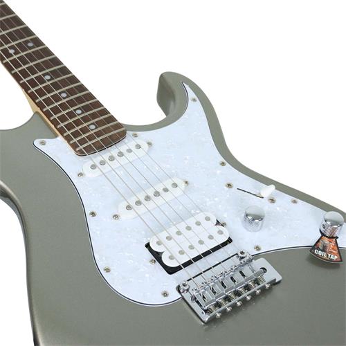GUITARRA ELECTRICA G PLATEADO METALICO