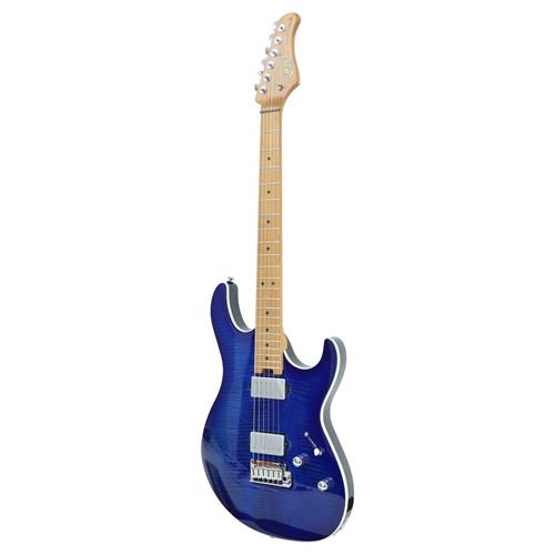 GUITARRA ELECTRICA G C/MIC. VOICED TONE VTH-77 AZUL BURST BRILLANTE
