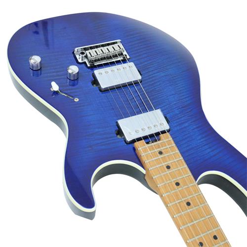 GUITARRA ELECTRICA G C/MIC. VOICED TONE VTH-77 AZUL BURST BRILLANTE