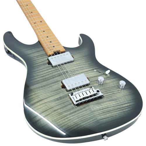 GUITARRA ELECTRICA G C/MIC. VOICED TONE VTH-77 NEGRO BURST TRANS