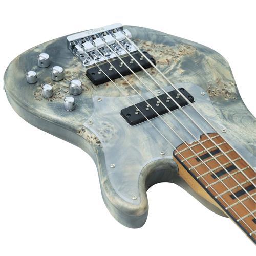 BAJO ELECT. 5 CUERDAS ARTISAN C/MIC. NORDSTRAND GRIS CARBON OPEN PORE