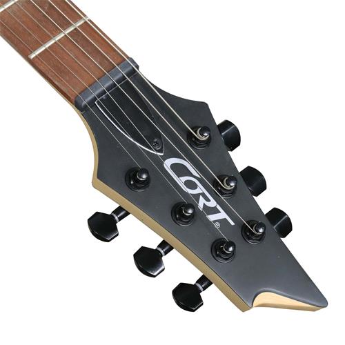 GUITARRA ELECTRICA KX CON MICROFONO POWERSOUND NEGRO METALICO - DESC