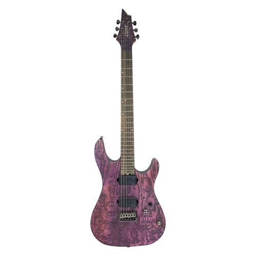 GUITARRA ELECTRICA KX C/MIC. FISHMAN FLUENCE  RETRO GRABADO VIOLETA
