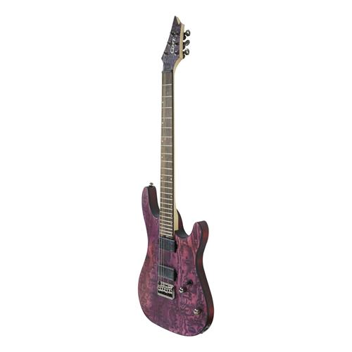 GUITARRA ELECTRICA KX C/MIC. FISHMAN FLUENCE  RETRO GRABADO VIOLETA