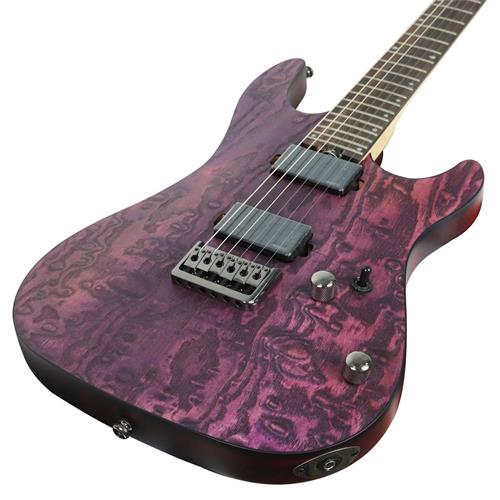 GUITARRA ELECTRICA KX C/MIC. FISHMAN FLUENCE  RETRO GRABADO VIOLETA