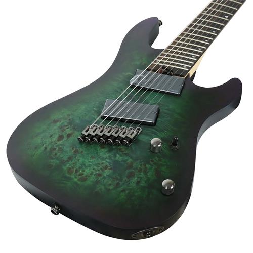 GUITARRA ELECTRICA KX MULTI-ESCALA VERDE POLVO ESTELAR