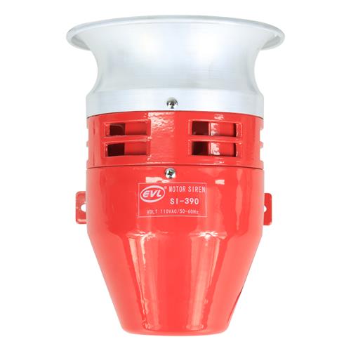 SIRENA 1 TONO METALICA CON MOTOR/19.5CM 110V
